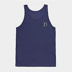 Cow Print Tank Tops - Cow Print D Letter Tank Top TP0212