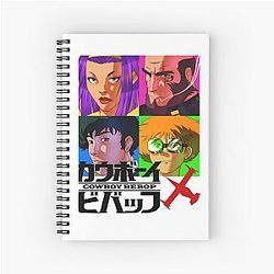 Cowboy Bebop - Swordfish Anime Spiral Notebook