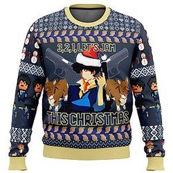 Cowboy Bebop Spike Spiegel Ugly Christmas Sweater