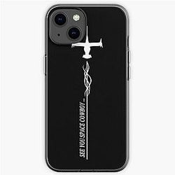 Cowboy Bebop Cases - SEE YOU SPACE COWBOY...White on Black | Swordfish II | Cowboy Bebop iPhone Soft Case RB2910