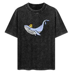 Cowboy Whale Washed T-Shirt