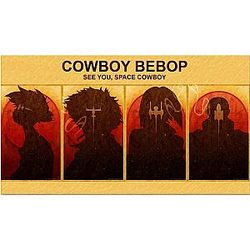 Cowboy Bebop Posters - Cowboy Bebop Poster Canvas Official Merch AM2910