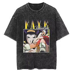 Retro PTTT2404 Washed  Cowboy Bebop T-Shirts