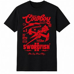 Cowboy Bebop Swordfish T-Shirt NTT1509 Cowboy Bebop T-Shirts