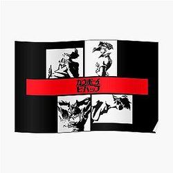 Cowboy Bebop Posters - 1, 2, 3 Let's go! Poster RB2910