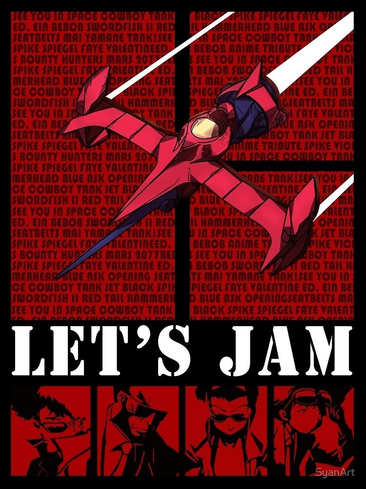 Cowboy Bebop Posters - Bebop Ship II Poster RB2910 | Cowboy Bebop