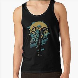 Cowboy Bebop Tank Tops - Cowboy Bebop Retro Vintage Tank Top RB2910