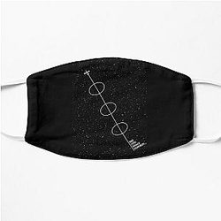 Cowboy Bebop Face Masks - Cowboy Bebop Ship Outerspace Stars See You Space Cowboy Anime Flat Mask RB2910