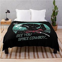 Cowboy Bebop Blanket - Cowboy Bebop Anime space See You Space Cowboy Throw Blanket RB2910