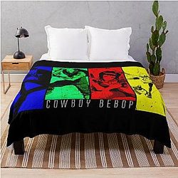Cowboy Bebop Blanket - Cowboy Bebop Edward  Throw Blanket RB2910