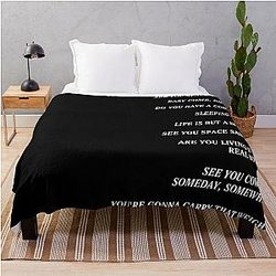 Cowboy Bebop Blanket - Cowboy Bebop Closing Titles Throw Blanket RB2910