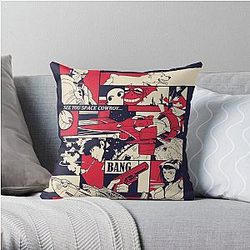 Cowboy Bebop Pillows - Bebop Pattern Throw Pillow Cover RB2910