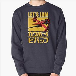 Cowboy Bebop Sweatshirts - Let's Jam in Space Swordfish Pullover Sweatshirt RB2910