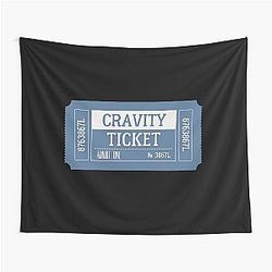 Cravity Ticket Tapestry