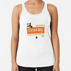 Cravity Masterpiece Statement Design Kpop Merch Gift for Luvity Racerback Tank Top