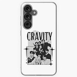 Cravity Kpop Boy group Scrapbook Collage Cozy Y2K Vintage Design Samsung Galaxy Soft Case