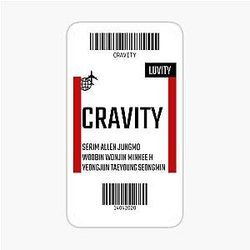 Cravity Boarding Pass Sticker
