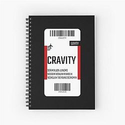 Cravity Boarding Spiral Notebook