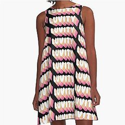 CRAVITY - Luvity Fandom Name Pink Peach A-Line Dress
