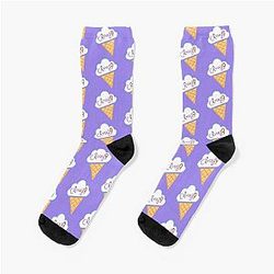 Cloud 9 Cravity Ice Cream Art Socks