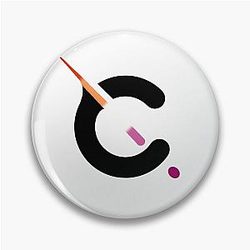Lesbian Cravity Logo Pin
