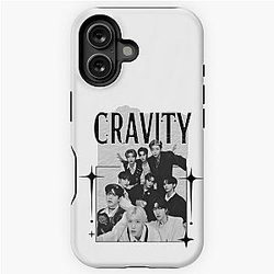 Cravity Kpop Boy's Scrapbook Y2K Vintage Design iPhone Case