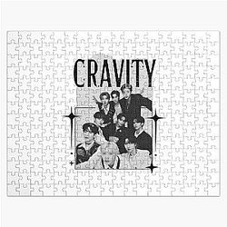 Cravity Kpop Boy group Cozy Y2K Vintage Design Jigsaw Puzzle