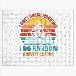 I do random safety checks, Funny Motocross, gifts, mountain biking Jigsaw Puzzle