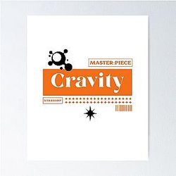 Cravity MasterPiece Statement Design Kpop Merch for Luvity Poster