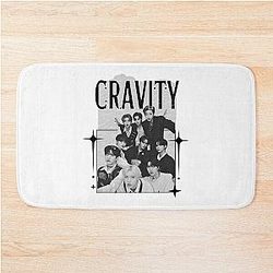 Cravity Kpop Boy group Cozy Y2K Vintage Design Bath Mat