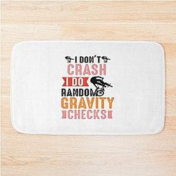 I do mountain checks, funny gifts mountain, cool bath mat