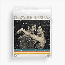 Retro Crazy Rich Asians Duvet Cover