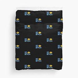 Bok Bitch -Crazy Rich Asians Design in Blue- because Chickens are Bitches! Duvet Cover