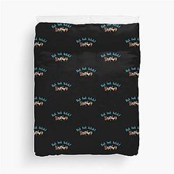 Bok Bitch -Crazy Rich Asians Design in Blue Text Duvet Cover