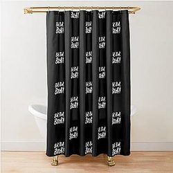 Bok Bok Bitch - Crazy Rich Asians Text Design in White - because Chickens are Bitches! Shower Curtain