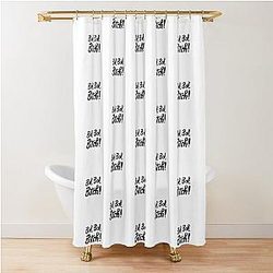 Bok Bitch - Crazy Rich Asians Text Design in Black - Because Chickens are Bitches! Shower Curtain