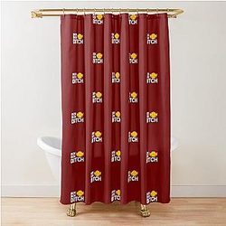 Bok Bitch - Crazy Rich Asians Design in White because Chickens are Bitches Shower Curtain