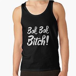 Bok Bok Bitch - Crazy Rich Asians Text Design in White - because Chickens are Bitches!  Tank Top