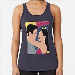 Crazy Rich Asians - Nick Young Rachel Chu Racerback Tank Top