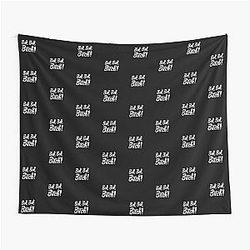Bok Bitch -Crazy Rich Asians Text Design in White - because Chickens are Bitches Tapestry