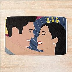 Crazy Rich Asians - Nick Young and Rachel Chu Bath Mat