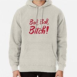 Bok Bitch -Crazy Rich Asians Text Design in Red - because Chickens are Bitches Pullover Hoodie