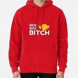 Bok Bitch - Crazy Rich Asians in White - because Chickensare Bitches Pullover Hoodie
