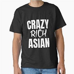 Crazy Rich Asians Design in white text Classic T-Shirt