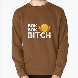 Bok Bitch - Crazy Rich Asians Design in White - because Chickens are Bitches Pullover Sweatshirt