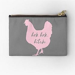 Bok bitch crazy Asians Zipper Pouch
