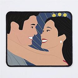 Crazy Rich Asians - Nick Young and Rachel Chu Mouse Pad