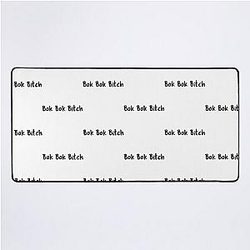 Bok Bok Bitch - Crazy Rich Asians Design in Black Text - because Chickens are Bitches Desk Mat