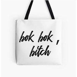 Bok Bitch Crazy Rich Asians All Over Print Tote Bag
