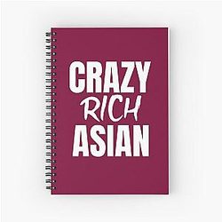 Crazy Rich Asians Design Spiral Notebook